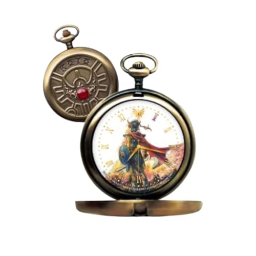 【公式】 ドラゴン'クエスト AM ロトのしるし 懐中時計 リニューアルver. HD-2D版DQⅠ＆Ⅱ発売記念デザイン 全2種 グッズ 時計 アクセサリー 雑貨 ホビー 玩具 ギフト プレゼント 約8cm (記念デザインVer.1)