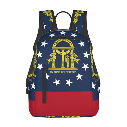 Sac à dos drapeau de Géorgie idéal pour le shopping et le travail