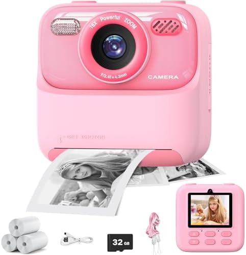 masterbee Kid Camera Instant Print Photo, Birthday Gifts for Girls and Boys, Kids Digital Camera Toys, 1080P HD Video, 3 4 5 6 7 8 9 10 11 12 Year Old Boy Gifts/Girl Gifts masterbee Kid Camera Instant Print Photo, Birthday Gifts for Girls and Boys, Kids Digital Camera Toys, 1080P HD Video, 3 4 5 6 7 8 9 10 11 12 Year Old Boy Gifts/Girl Gifts