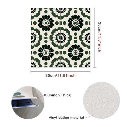 Image of Nuxovilar Peel and Stick Vinyl Floor Tiles, 12x12 Inch