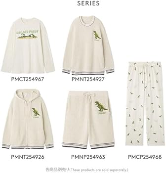 Amazon | ジェラートピケ オム メンズ スラブダイナソーロンT