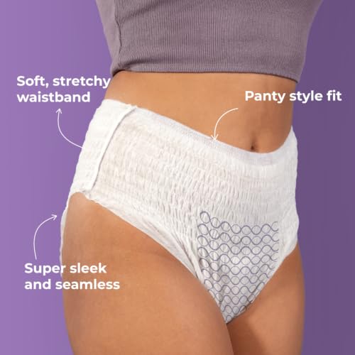 Image of Nua Comfort Disposable Period Panties (M-L) | Pack of 10 Panties | Disposable | 360 Coverage | Zero Irritation | 4x Comfort | For Heavy Flow | No rashes | Leakproof | Seamless | 100% Toxic-Free, Dermatologically Tested