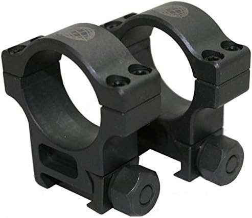 30mm Steel Rings, Intermediate, Black, 01-030-07