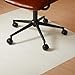 Produktbild Relaxdays Bürostuhlunterlage 120x150 cm, kratzfeste PE Bodenschutzmatte, schalldämmende Unterlegmatte f. Büro, weiß
