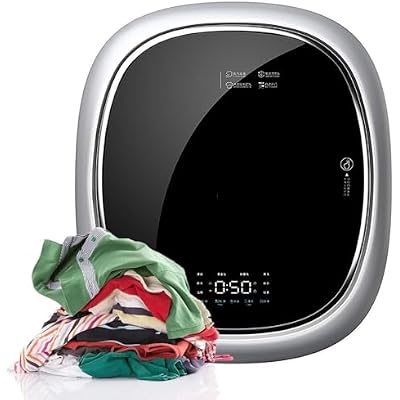 Full-Automatic Washing Machine and Spin Dryer,1450W Wall-Mounted Electric Compact Washer, 3kg Capacity Mini Underwear Washer, High Temperature Boiling Wash, for Apartment, Home, Dorm