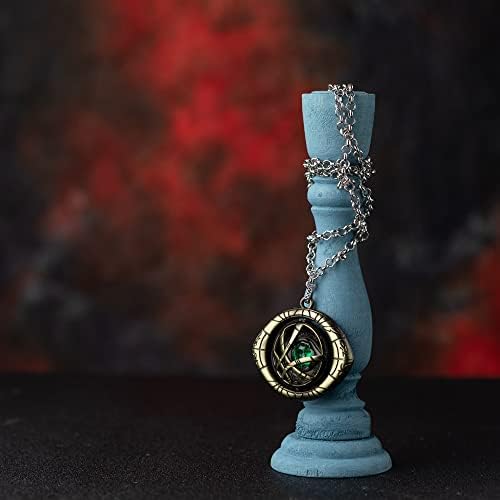 Chiefstore Doctor Strange Necklace - Eye of Agamotto Pendant , Movie Cosplay Costume Accessories Jewelry for Adult Fashion Necklaces Gifts, Bronze and Sliver