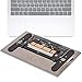 Produktbild AHSATA Ersatz Trackpad Touchpad, Laptop-Zubehör Ersatzteil Trackpad Anwendbar für MacBook 12 Zoll A1534 2016 Für MacBook Core m3 Für MacBook Core m5, Für MacBook Core m7(Grau)