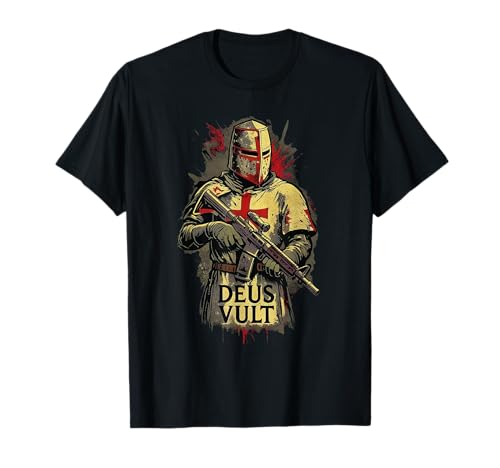 Catholic Knight Templar Crusader Cross T-Shirt