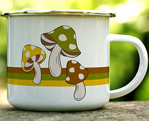 Taza de camping retro Loftipop seta 16oz miniatura 2