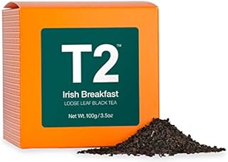 T2 Tea - Irish Breakfast Black Tea, Loose Leaf Black Tea in a Box, 100g
