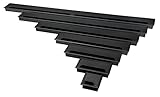 Daten: Material: Aluminium Oberfläche: Schwarz Bürstendichtung