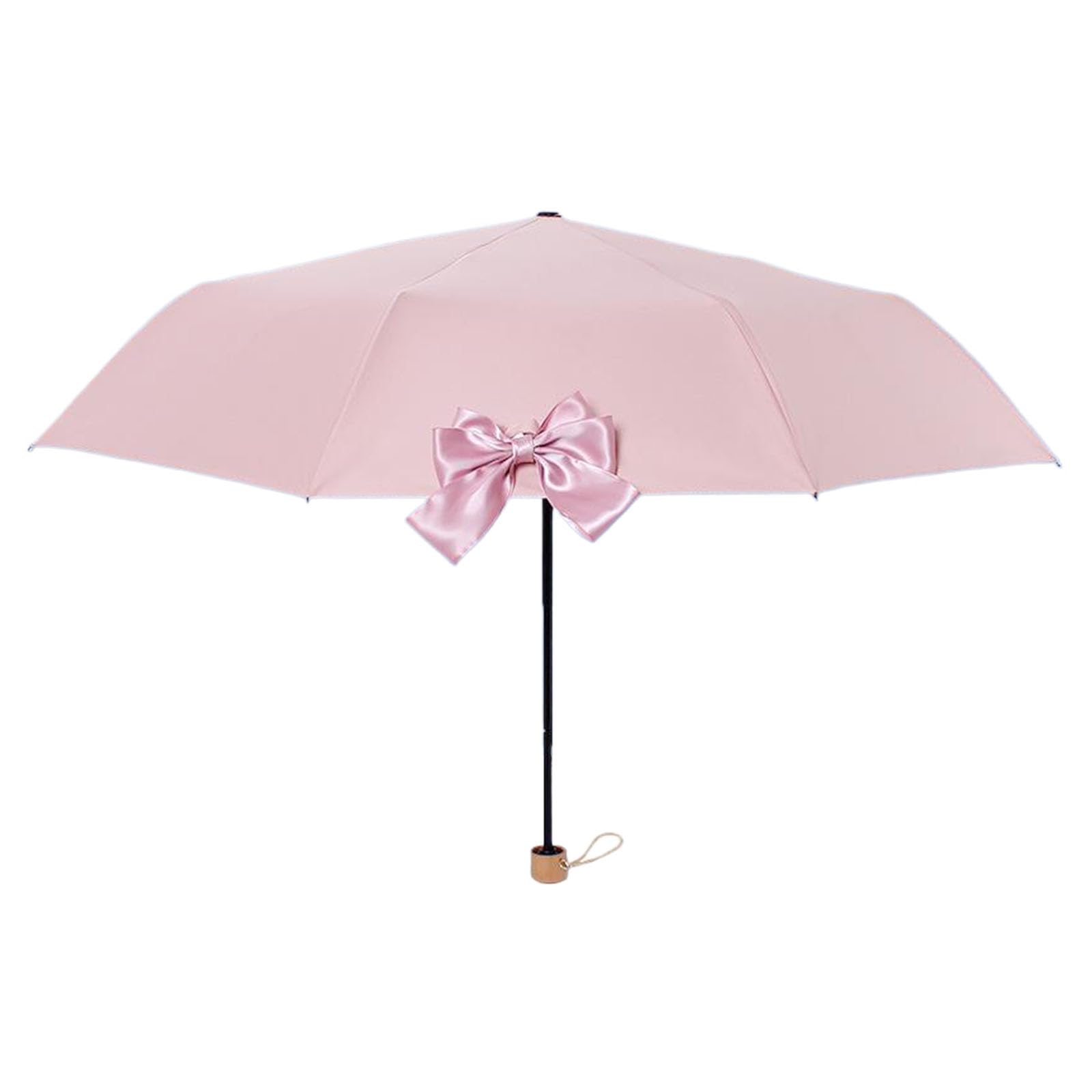 Tsophreniq Portable Auto Windproof Travel Umbrella Large Bowknot Automatic Open Close Waterproof Folding Design Waterproof Rain Umbrella