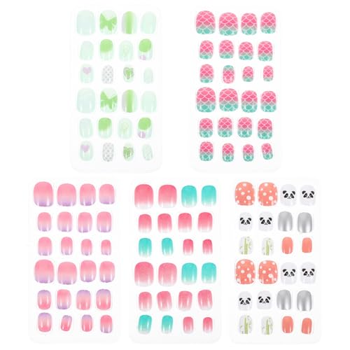 JEWEDECO �l�C���`�b�v ���O���\�ȃt���J�o�[�v���X�I���X�^�C�� ABS�f�ނ̃V���[�g�`�� �l�C���A�[�g�ɍœK ���킢���f�U�C�� 120������ 5���Z�b�g �X�^�C���w��s�� �����_���X�^�C��