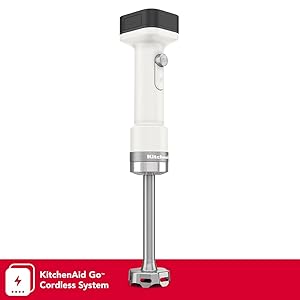 KitchenAid Go Cordless Hand Blender - battery included, KHBRV71, Porcelain White