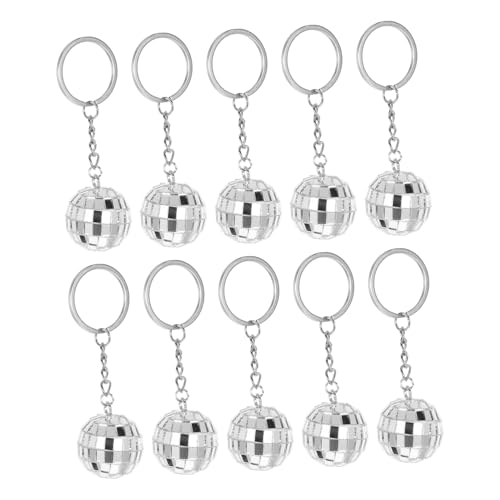 OFFSCH Disco Ball Keychain Mirror Disco Ball Keychain Portable Key Chain Ornament Bag Pendant