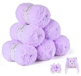 ✔️Doux et Durable : Pelotes de laine à tricoter est composé à d'acrylique, ce qui le rend très doux et durable. En outre, le fil crochet ne peluche pas si rapidement et est facile à travailler. Rapport qualité-prix imbattable, ne vous inquiétez pas de gaspiller de l'argent supplémentaire.
