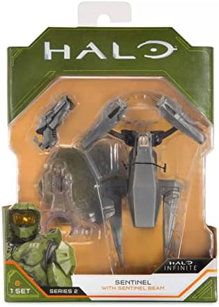 Halo Infinite World of Halo Figuras de 4 pulgadas Serie 1 2 3 Colección (Elige figura) (Sentinel)
