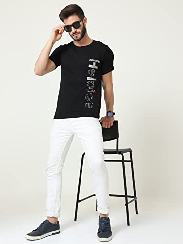 Image of HELOISE Men's 180 GSM Round Neck Half Sleeve (Side Zipper)