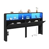 Homiflex Headboard Queen Size with Storage, 63