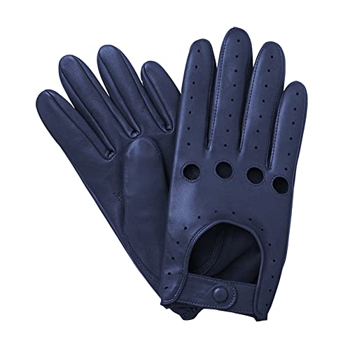 Swift Wear Mens Classic Retro style quality Chauffeur Soft Lambskin Leather Driving Gloves