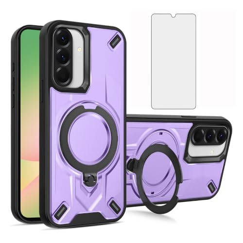 Coque Samsung Galaxy A36 5G Asuwish avec protège-écran verre trempé et anneau