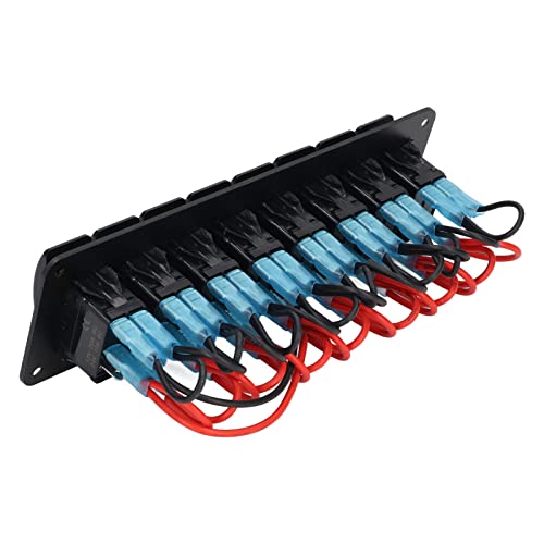 Tableau interrupteurs 8 gangs en plastique durable ABS PC pour environnement marin