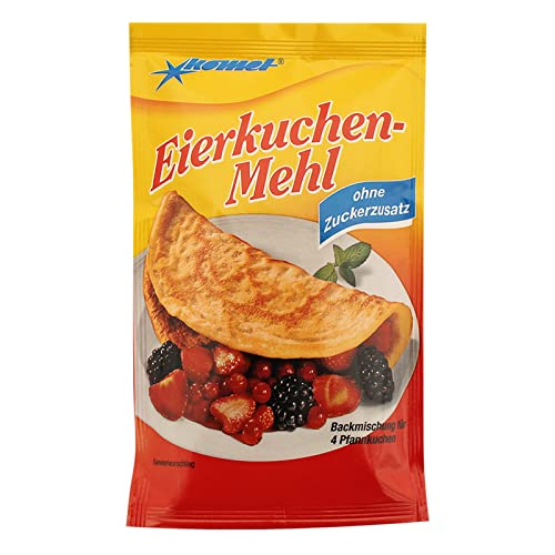 10er Pack Komet Eierkuchenmehl (10 x 125 g) für 10 x 4 Portionen Backmischung ohne Zuckerzusatz