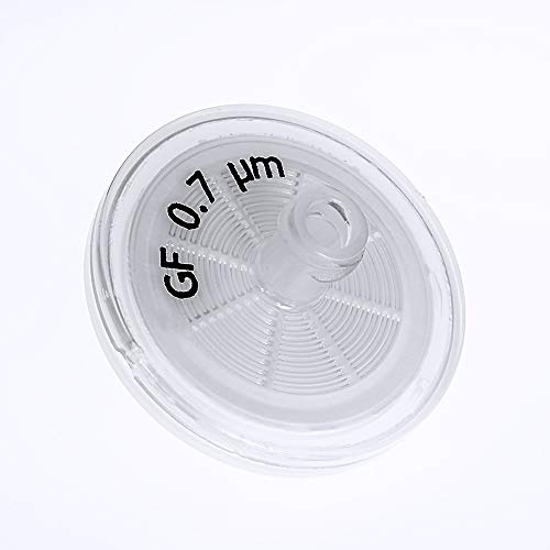 Image of GVS Filter Technology, Syringe Filter, ABLUO, 25mm, Glass Fiber Membrane, 0.70m, PP Housing, 10 /pk