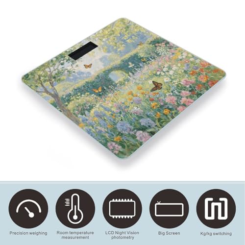 Báscula digital de baño VstaDank con vidrio templado miniatura 3
