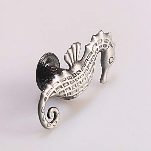 Amazon.co.jp: Cucumis タツノオトシゴキャビネットノブ 4個 亜鉛合金