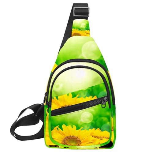 Mochila cruzada para mujer ideal para senderismo, viaje y diario con diseño floral de rosas