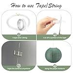 21Pcs Sage Green Paper Lanterns,4"6"8"10"12" Hanging Round Paper Lanterns Decorative for Indoor or Outdoor Weddings Bridal Shower Decorations,Rustic Party,Graduation,Sage Green Birthday Party Supplies - Image 4