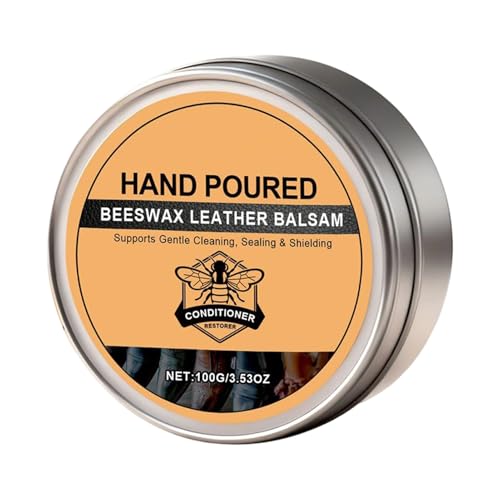 Läderbalsam för jacka, 100 g bi vårdande balsam, läderrestauratör, vattentät behandling för bagageutrymme, soffa, handväska, bilstol, soffa, interiör, b