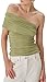 Ronny Kobo Women's Ranada Top, Pistachio, Medium