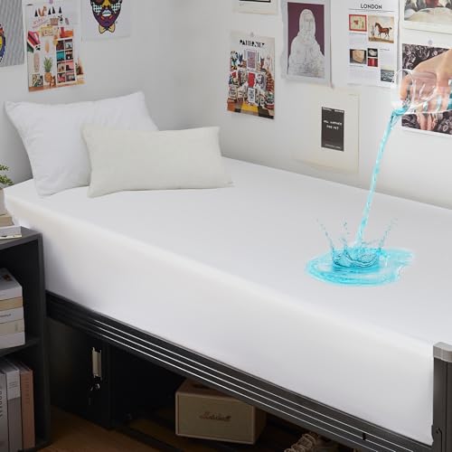 Image of GRT 2 Pack Twin XL Mattress Protector Waterproof, Breathable & Noiseless Waterproof Mattress Protector Fitted Deep Pocket from 5 inch to 19 inch, Smooth XL Twin Bed Mattress Cover Machine Washable