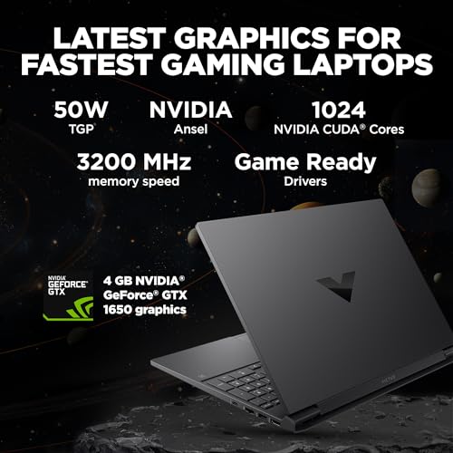 HP Victus Gaming Laptop, 12th Gen Intel Core i5-12450H, 4GB GTX 1650 GPU, 15.6-inch (39.6 cm), FHD, IPS, 144Hz, 8GB DDR4, 512GB SSD, Backlit KB, B&O, Dual Speakers (MSO, Blue, 2.37 kg), fa0070TX - Image 4