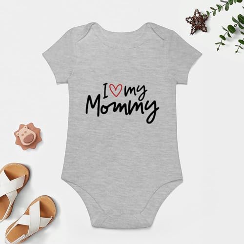 I Love My Mommy Baby Clothes Short Sleeve Baby Boy Bodysuit Inant Baby Girl Romper4