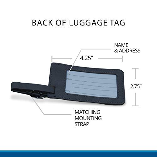 Luggage Tag Initial-Grey Engineered Leather With Individual Letters-Personalized Luggage Tags For Travel (W) #TOP6