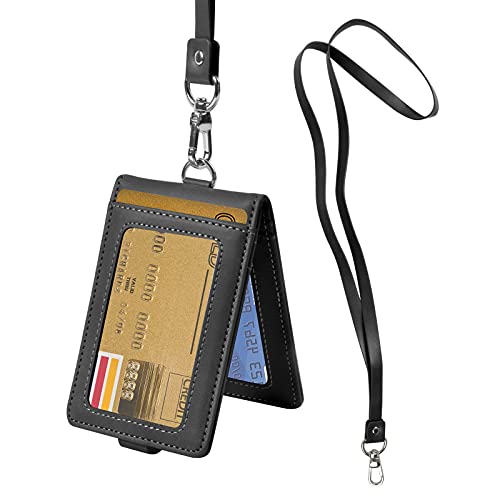 Portacarte Floreale Con Cordino - Portabadge Retrattile Per Carte, Tessere E Identità - Foto 2