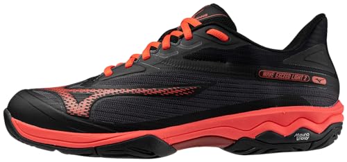Mizuno �����Y Wave Exceed Light 2 Ac �e�j�X�V���[�Y, �u���b�N-���f�B�A���g���b�h�B, 25.5 cm