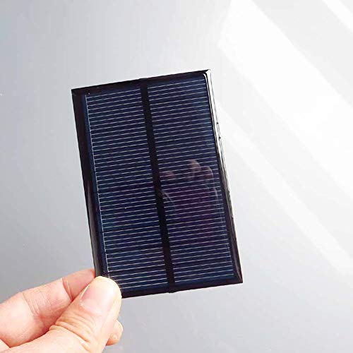 Treedix 3Pcs 5V 150Ma Polysilicon Solar Panel Glue Solar Cell Battery Charger Diy Solar Product Mini Small Solar Panel Module Kit Polycrystalline Silicon Encapsulated In Waterproof Resin (150Ma) #TOP2