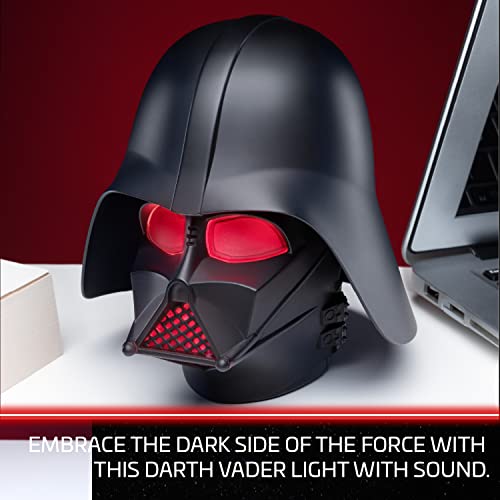 Star Wars Lampada Darth Vader con Suono Lampada Collezionabile, Luce da Scrivania, Regalo per Fan - Gadget - Immagine 2