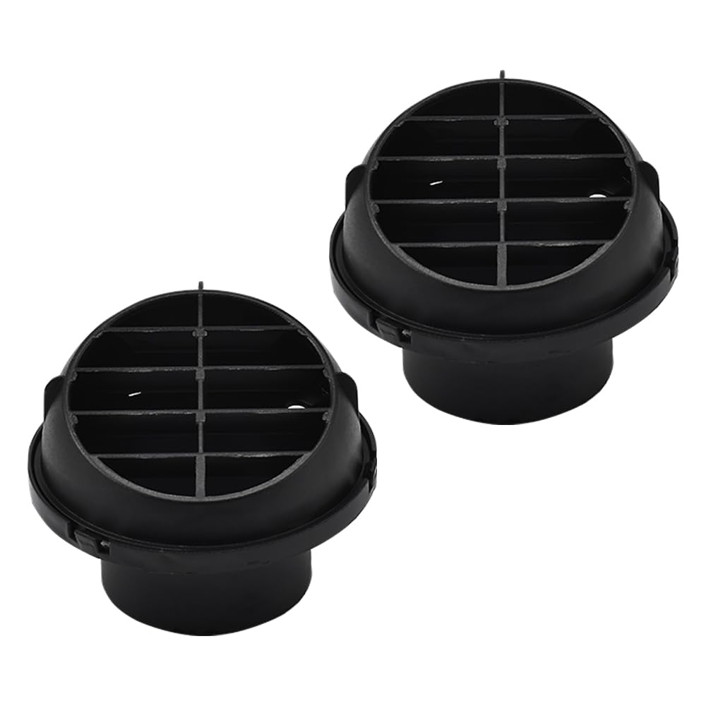Blueshyhall 2 Stück Standheizung Luftauslass 42/60/75 mm, Drehbare Auto Heizung Diesel Standheizung Luftauslass Zubehör aus PP, Luftauslass für Standheizung von PKW, LKW, Wohnwagen (Pilzkopf, 60mm)