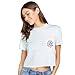 Volcom Women's Pocket Dial Short Sleeve Tee, Chlorine