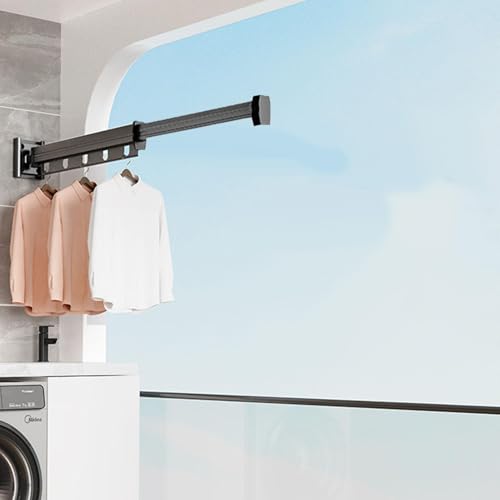 Étendoir à linge pliable mural pour supprimer les séchoirs encombrants - 4