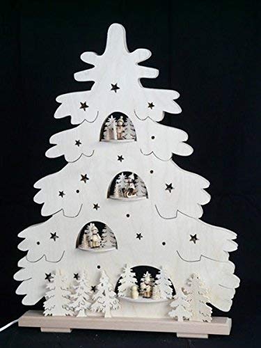 Arc lumineux de Noël en bois à offrir pour une décoration hivernale unique