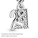 PANDORA 21st Celebration Dangle Charm - Compatible Moments - Sterling Silver with Clear Cubic Zirconia - Gift for Her - Jewelry for Women with Gift Box