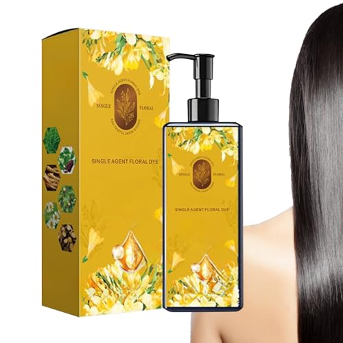 Tinte Capilar Para Mujer - Champú Colorante para Mujeres - Acondicionador Fortalecedor Vegetal de Larga Duración para Pareja Familia Amigos