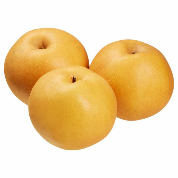 Korean Shingo Pears Fresh Premium Asian Pears, Crisp Juicy Sweet Apple-Like Texture, Large Handpicked Whole Fruit, Perfect for Snacking, Salads, Desserts & Gift Baskets, Naturally Refreshing Gourmet Produce, [ 48 oz , 3 lb ]