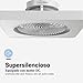 Imagen de UNIVERSALBLUE Ventilador de Techo Aspas Ocultas Silencioso LED con Mando